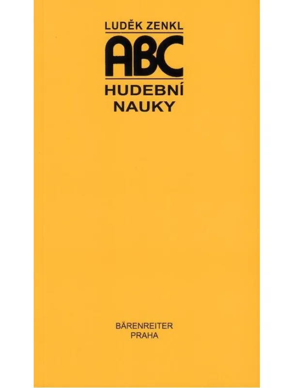 Značkový Luděk Zenkl ABC hudební nauky