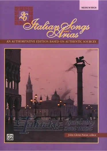 26 ITALIAN SONGS AND ARIAS, MEDIUM HIGH Nejlepší Cena