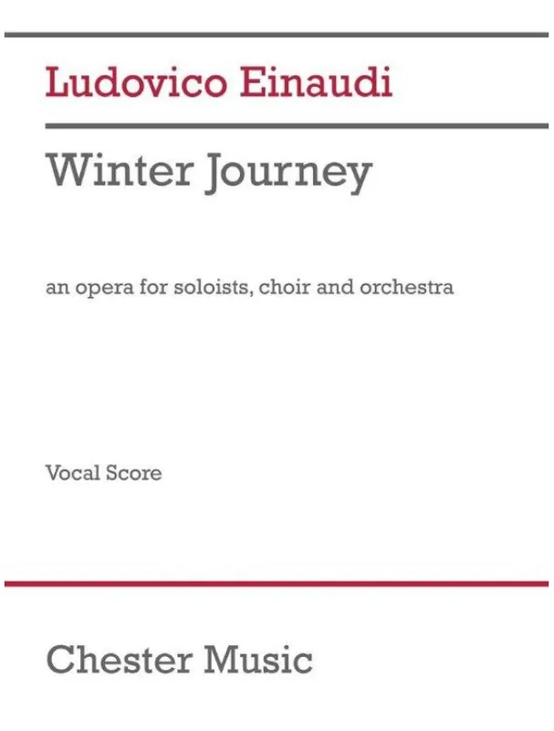 Speciální Cena Ludovico Einaudi Winter Journey (noty na sborový zpěv, klavír)