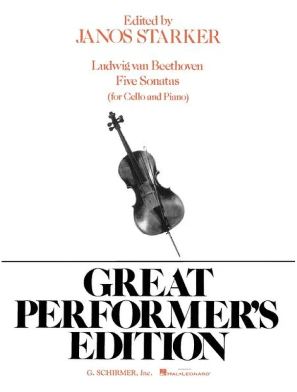 Cenová Bomba Ludwig van Beethoven 5 Sonatas (noty na violoncello, klavír)