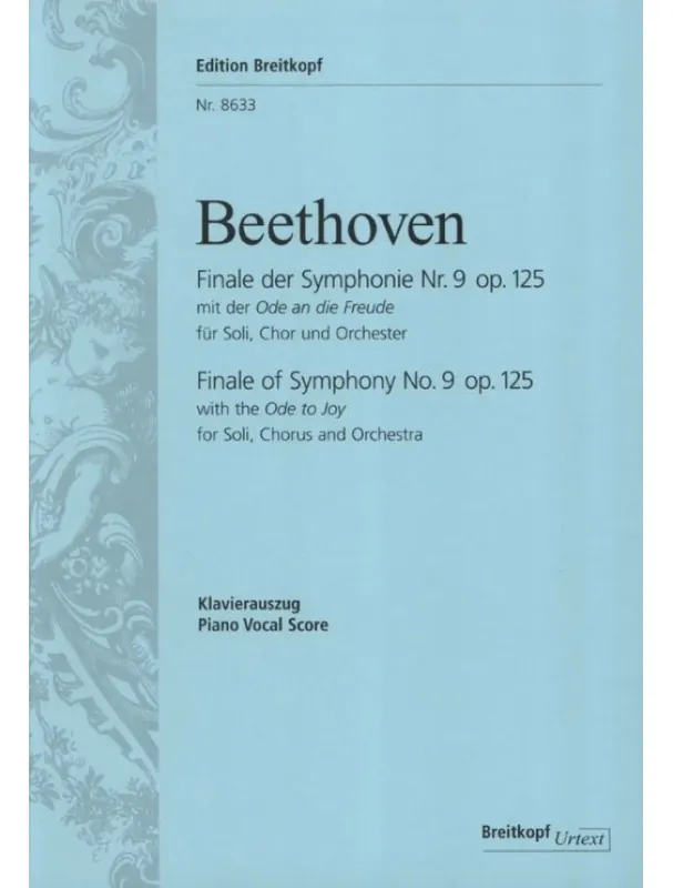 Top Prodej Ludwig van Beethoven An die Freude / Ode to Joy (noty na klavír, zpěv)