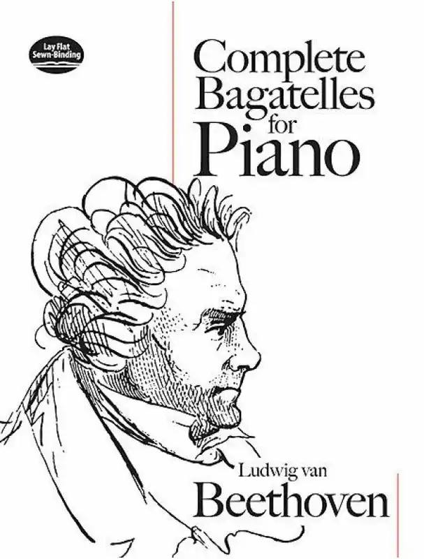 Ludwig van Beethoven Complete Bagatelles For Piano (noty na klavír) Značkový