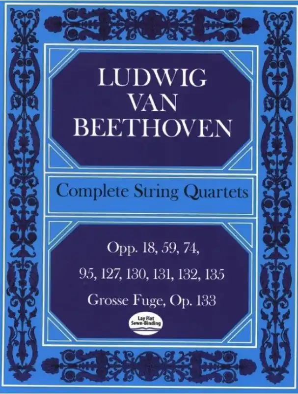Ludwig van Beethoven Complete String Quartets And Grosse Fugue (noty, partitura) Vysoce Kvalitní