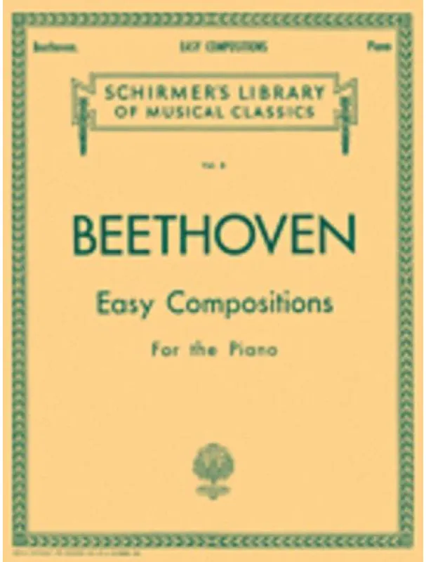 Expresní Doručení Ludwig van Beethoven Easy Compositions For Piano (noty na klavír)