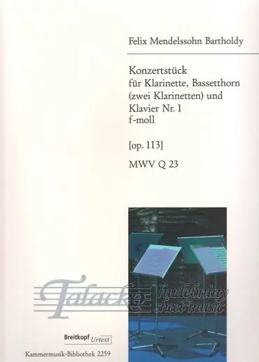 Concert Piece No. 1 in F minor MWV Q 23 (Op. 113) Pouze Dnes