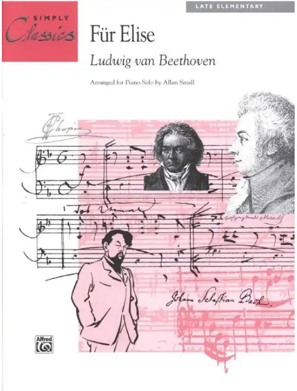 Cenový Hit Ludwig van Beethoven Fur Elise - Simply Cassics (noty na klavír)