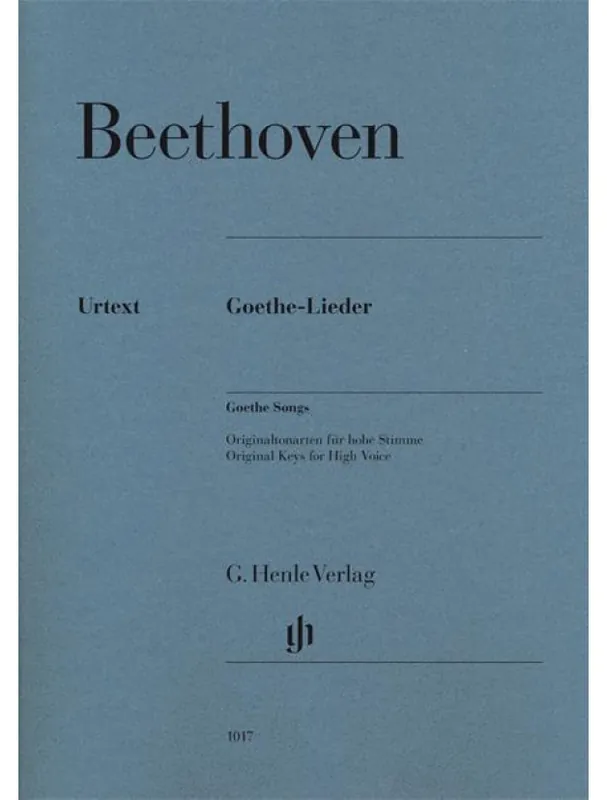 Finální Výprodej Ludwig van Beethoven Goethe Songs (noty na zpěv, klavír)