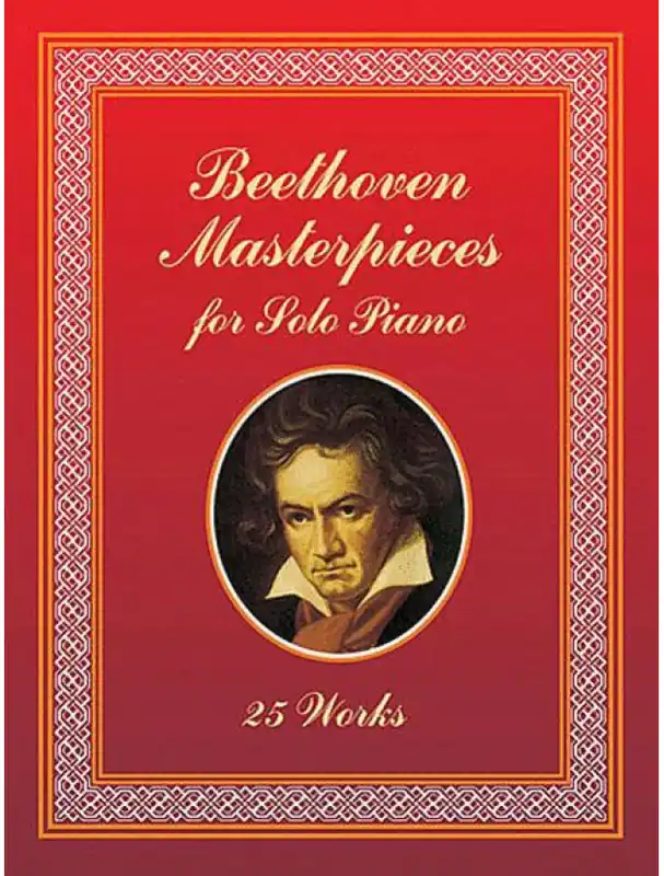 Přímo Od Výrobce Ludwig van Beethoven Masterpieces For Solo Piano - 25 Works (noty na klavír)