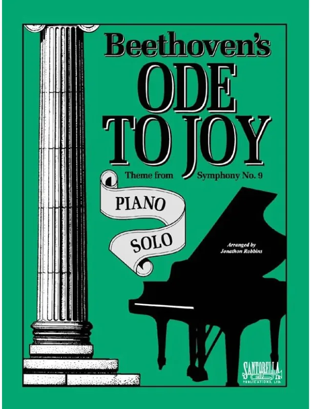 Víkendová Akce Ludwig van Beethoven Ode To Joy (noty na klavír)