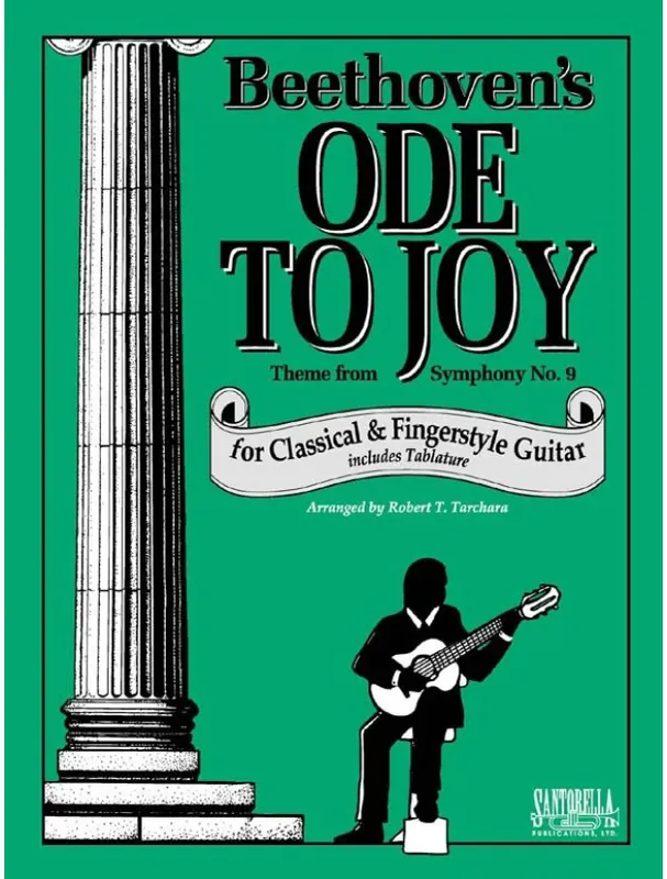 Ověřený Ludwig van Beethoven Ode To Joy for Classical & Fingerstyle Guitar (noty, tabulatury na kytaru)