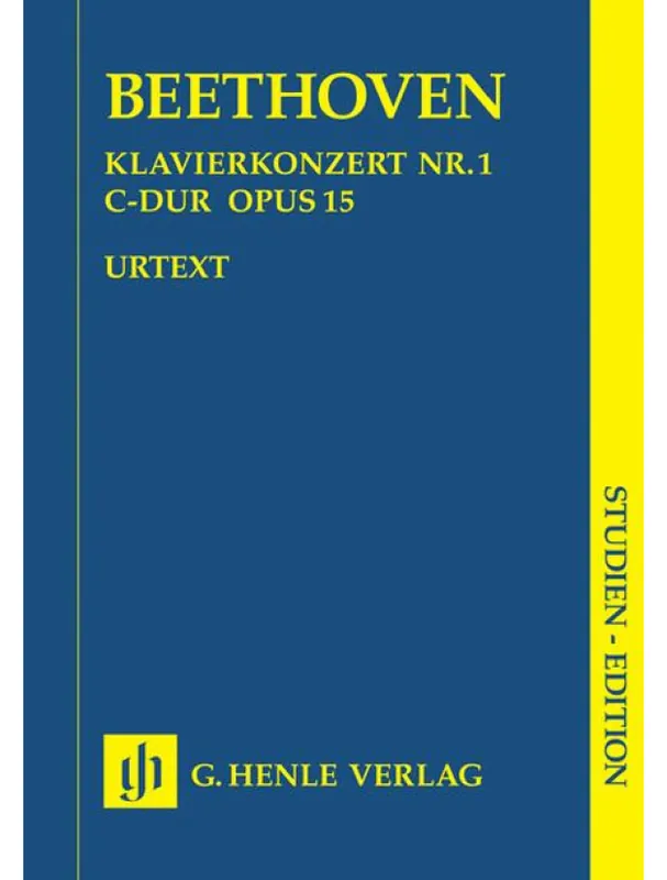 Ludwig van Beethoven Piano Concerto No.1 In C Op.15 - Study Score (noty pro klavír, orchestr) Nejlepší Cena