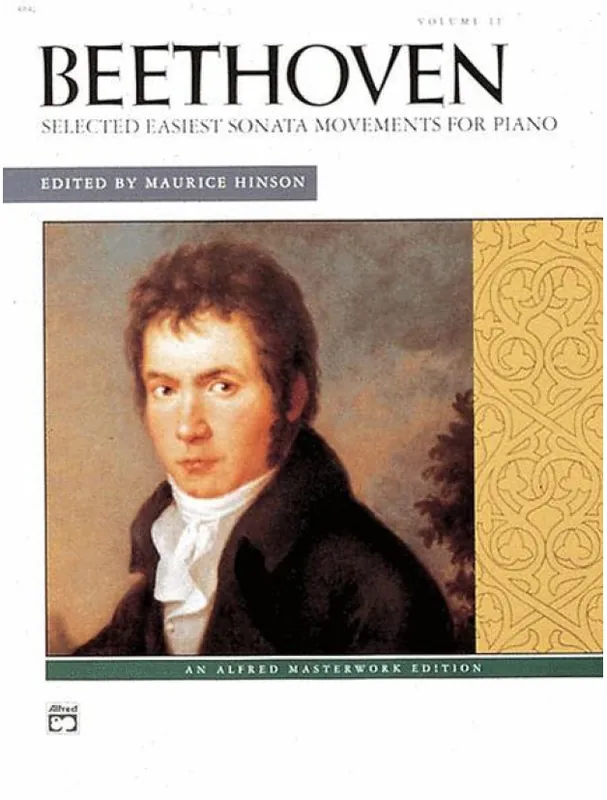 Ludwig van Beethoven Selected Easiest Sonata Movements (noty na klavír) Rychlé Dodání
