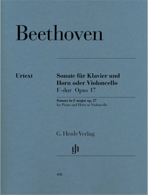 Hit Sezóny Ludwig van Beethoven Sonata In F For Piano And Horn Or Cello Op.17 (noty na lesní roh, klavír)