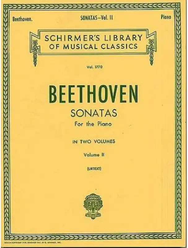 Jen Po Omezenou Doba Ludwig Van Beethoven Sonatas For The Piano Volume II (noty na sólo klavír)