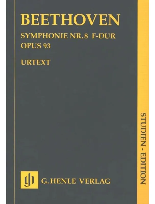 Rychlé Dodání Ludwig van Beethoven Symphony No. 8 in F major Op. 93 (noty, partitura)