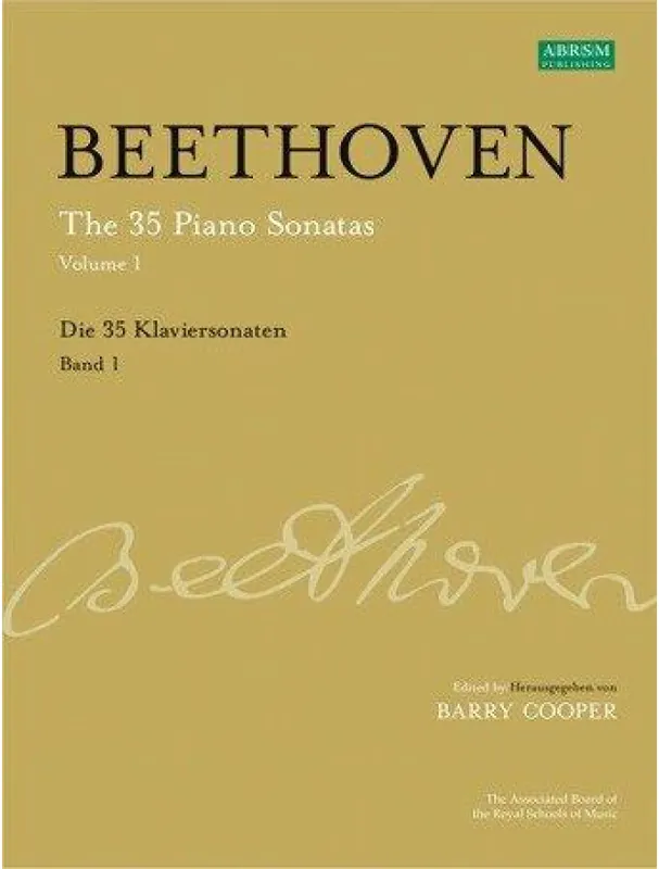 Ludwig Van Beethoven The 35 Piano Sonatas Volume 1 (noty na sólo klavír) (+audio) Levný