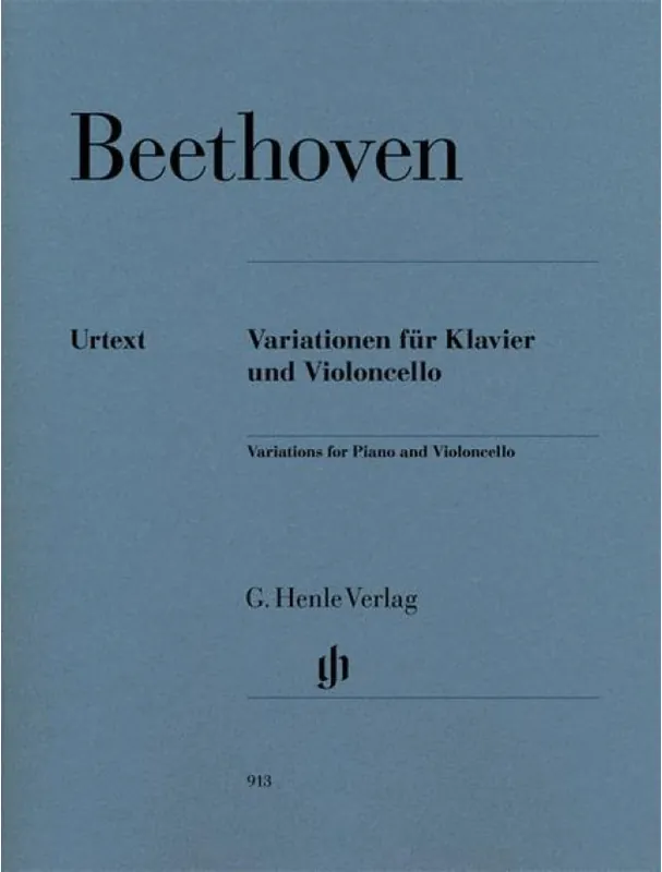Ludwig van Beethoven Variations (noty na violoncello, klavír) Super Cena