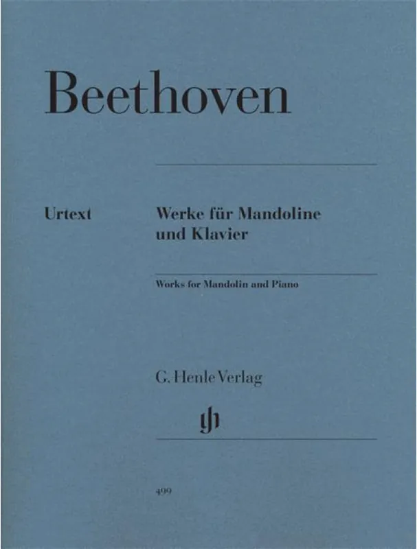 Aktuální Ludwig van Beethoven Works for Mandolin and Piano (noty na mandolínu, klavír)