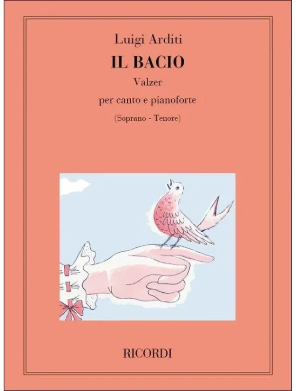 Luigi Arditi Il Bacio (noty na klavír, zpěv) Speciální Cena