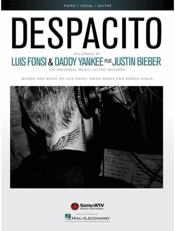 Cenová Bomba Luis Fonsi & Daddy Yankee Despacito (noty na klavír, zpěv, akordy)