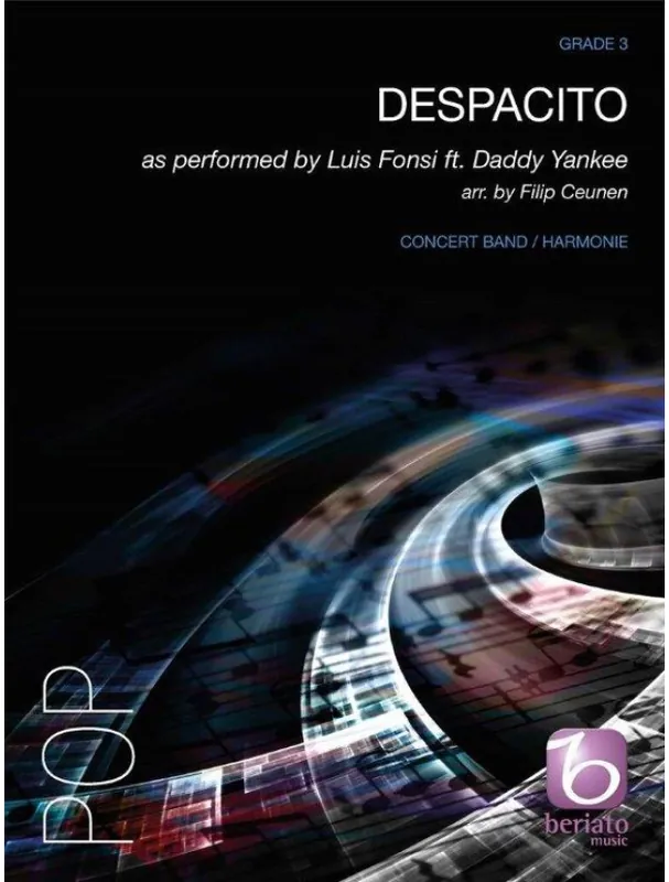 Luis Fonsi ft. Daddy Yankee Despacito (noty pro koncertní orchestr, party, partitura) Akční Nabídka