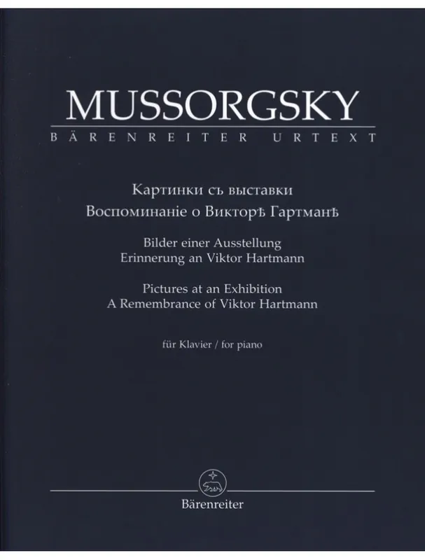 M.I. Musorgskij Pictures at an Exhibition (noty na klavír) Vrácení Zdarma