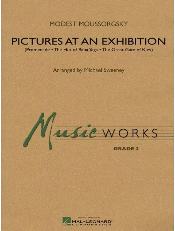 Nejlepší Cena M.P. Musorgskij Pictures at an Exhibition (noty pro koncertní orchestr, party, partitura)