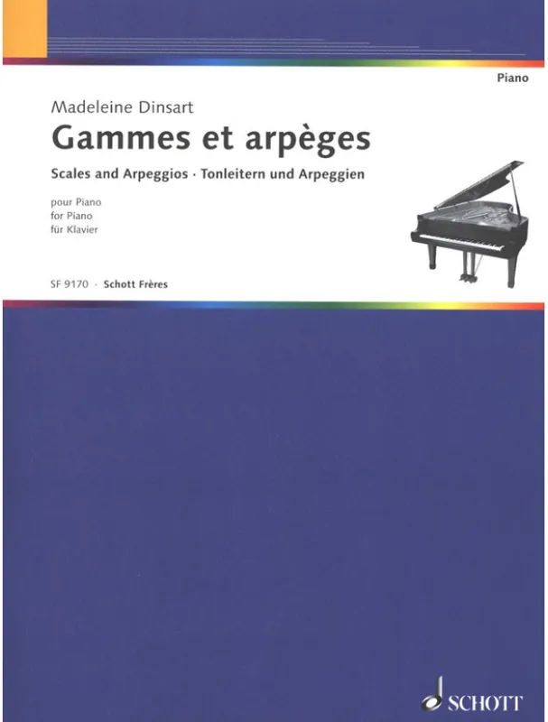 Nízká Cena Madeleine Dinsart Scales and Apreggios (noty na klavír)