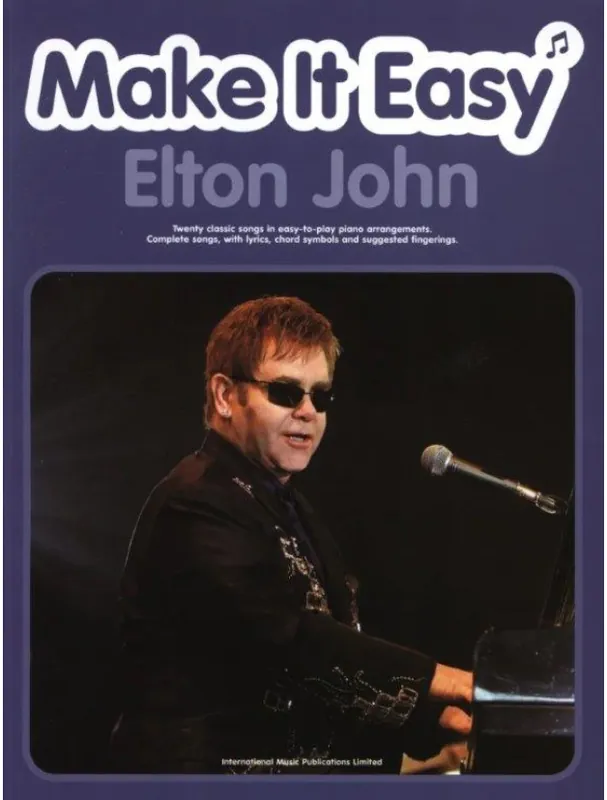 Make it Easy Elton John (noty na snadný klavír) Levný