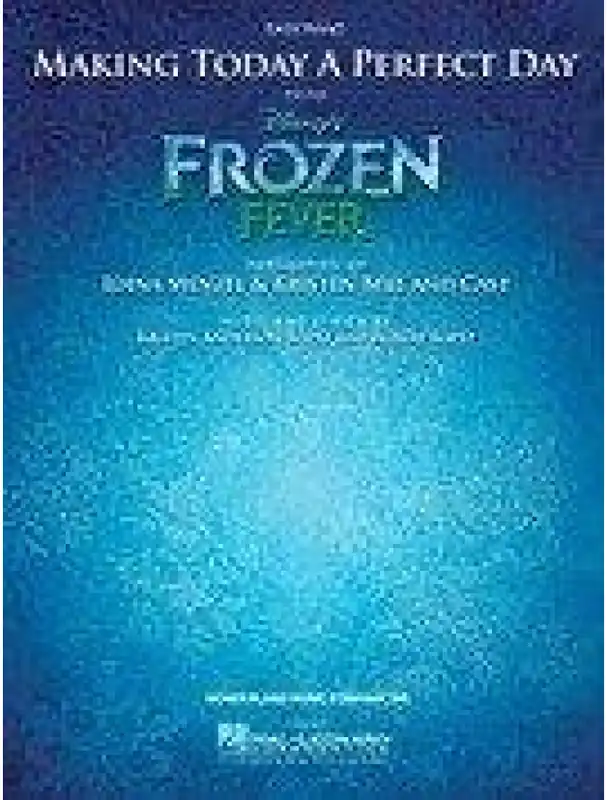Making Today A Perfect Day (From Frozen Fever) (noty na snadný sólo klavír) Rychlé Dodání