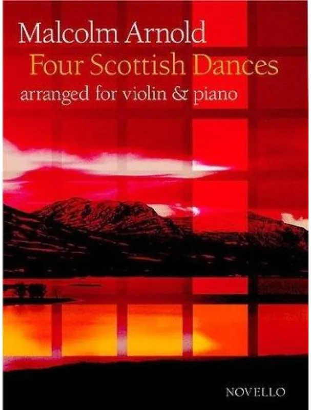 Novinka Malcolm Arnold Four Scottish Dances Op.59 (noty na housle, klavír)