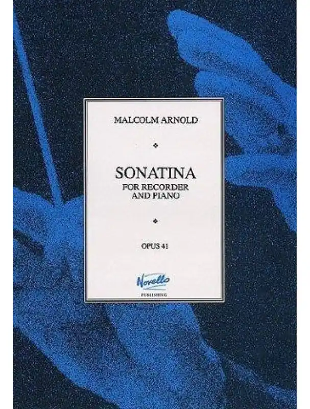 Cenově Výhodný Malcolm Arnold Sonatina For Recorder And Piano Op.41 (noty na zobcovou flétnu, klavír)