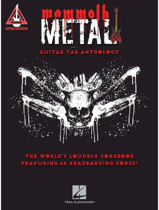 Aktuální Mammoth Metal Guitar Tab Anthology (noty, tabulatury na kytaru)