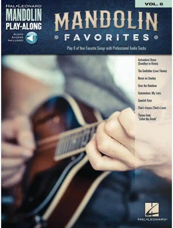 Oblíbený Mandolin Play-Along 8 Mandolin Favorites (noty, tabulatury na mandolínu) (+audio)
