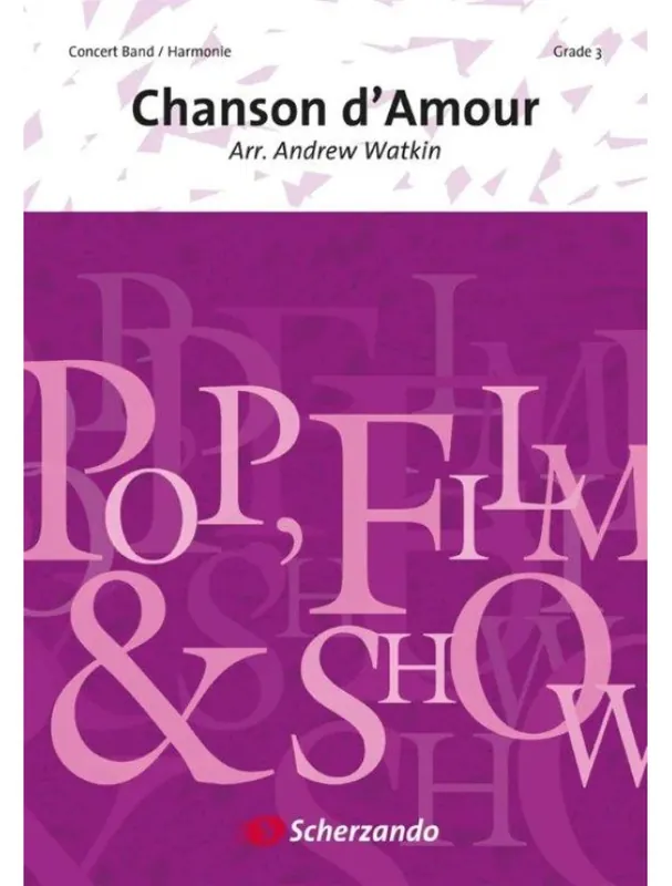 Manhattan Transfer Chanson d‘Amour (noty pro koncertní orchestr, party, partitura) Poslední Šance