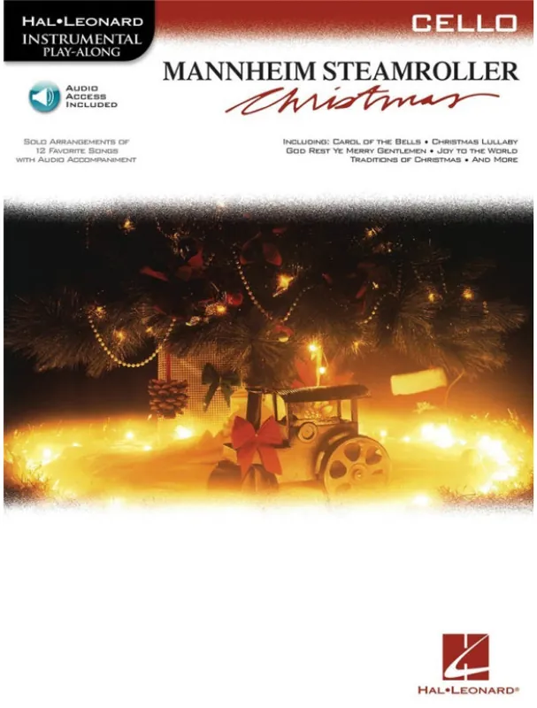 Poslední Šance Mannheim Steamroller Christmas (noty na violoncello) (+audio)