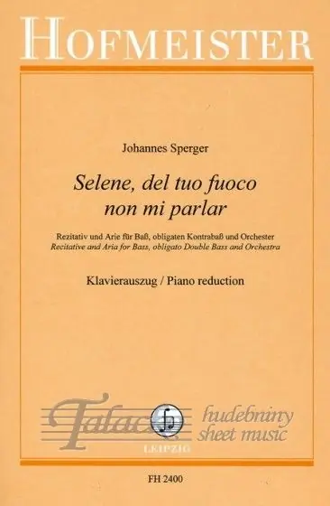 Oblíbený Rezitativ und Arie für Baß, Kontrabaß und Orchester