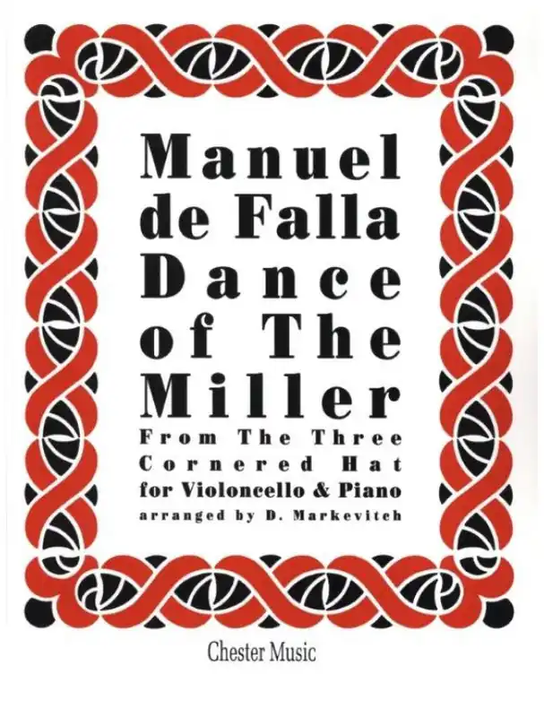 Manuel de Falla Dance Of The Miller from The Three Cornered Hat (noty na violoncello, klavír) Výprodej