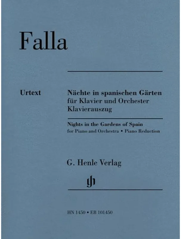 Manuel de Falla Nights in the Gardens of Spain (noty na čtyřruční klavír) Zlevněný