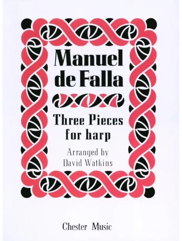 Manuel de Falla Three Pieces For Harp (noty na harfu) Sleva
