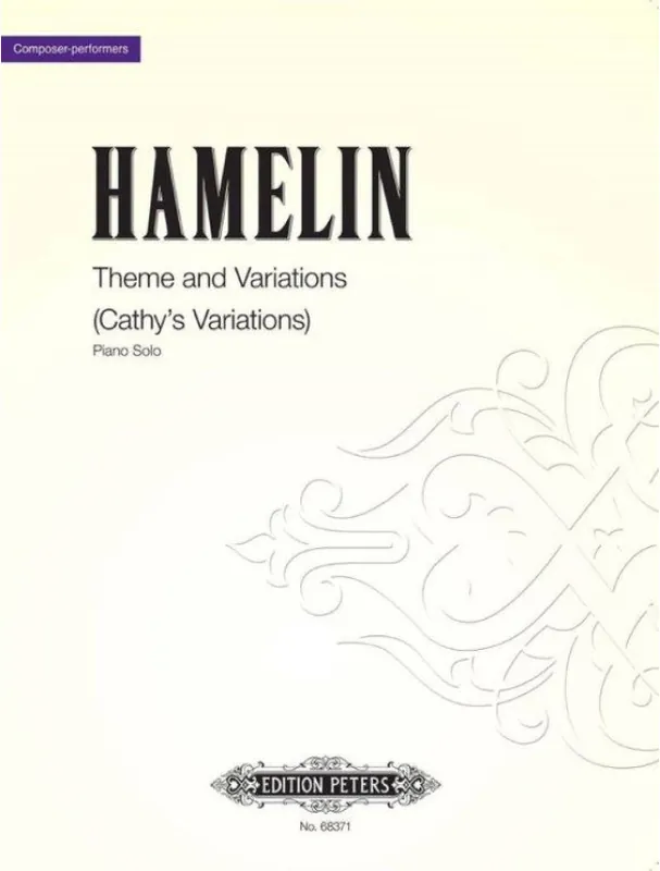 Marc-André Hamelin Themes & Variations - Cathy‘s Theme (noty na klavír) Značkový