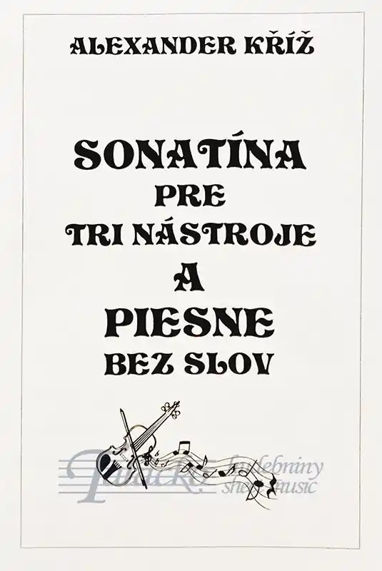 Sonatína pre 3 nástroje a piesně bez slov B-STOCK Výprodej