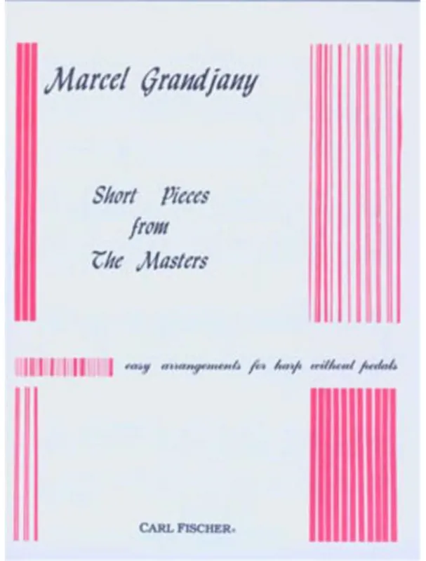 Značkový Marcel Grandjany Short Pieces From The Masters (noty na harfu)