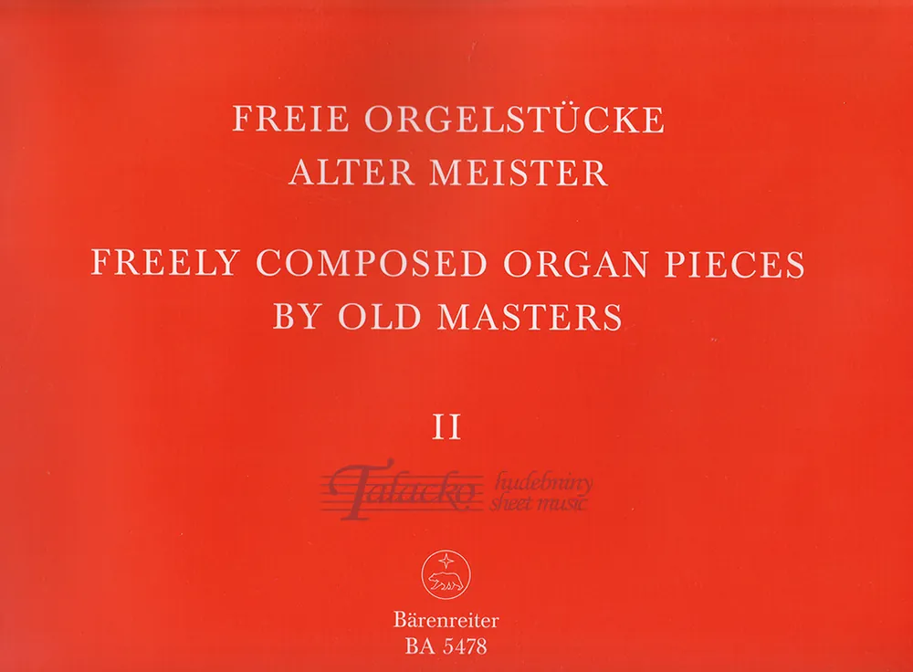 Freely Composed Organ pieces by Old Masters, Vol. II Levný
