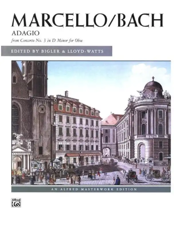 Rychlé Dodání Marcello / Bach Adagio from Concerto No. 3 in D minor (noty na klavír)