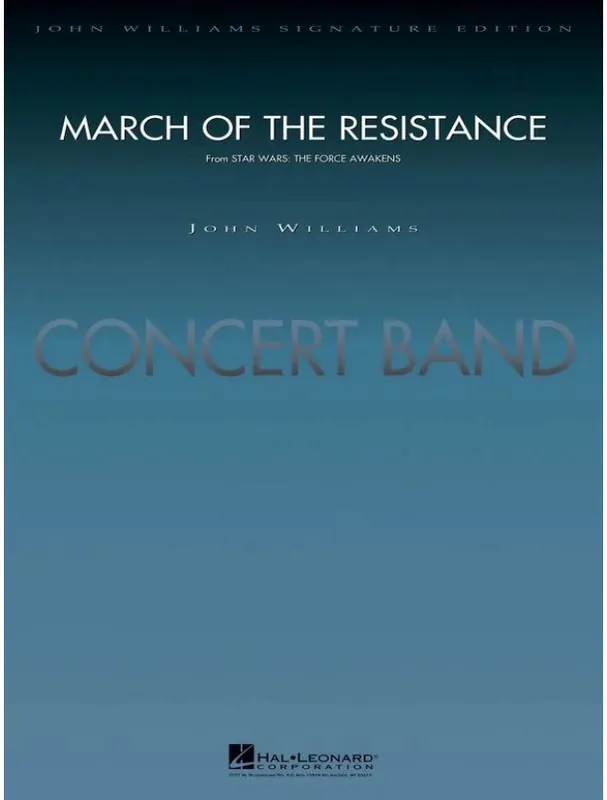 Kup Teď March of the Resistance from Star Wars The Force Awakens (noty pro koncertní orchestr, party, partitura)