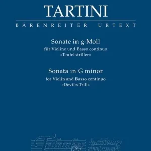 Značkový Sonata for Violin and Basso continuo G minor "Devil‘s Trill"