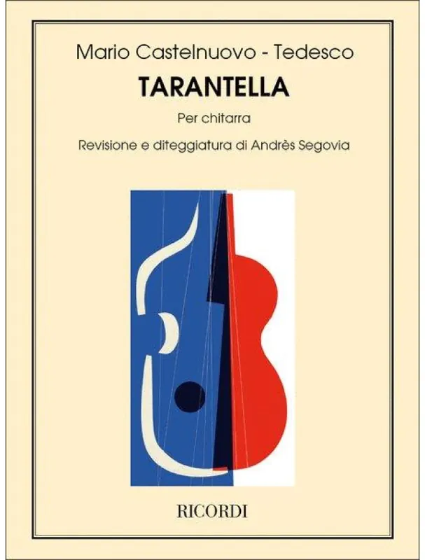 Cenový Hit Mario Castelnuovo-Tedesco Tarantella (1936) (noty na kytaru)