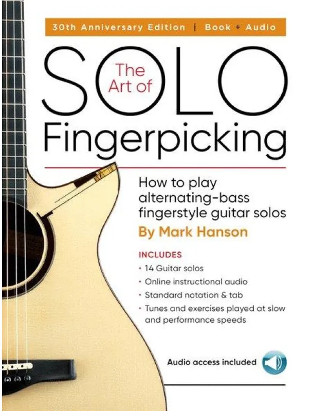 Mark Hanson The Art Of Solo Fingerpicking (noty, tabulatury na kytaru) (+audio) Expresní Doručení