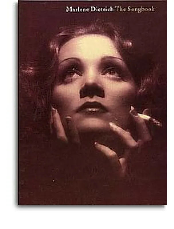 Originální Marlene Dietrich The Songbook (noty, akordy, texty, klavír, kytara, zpěv)